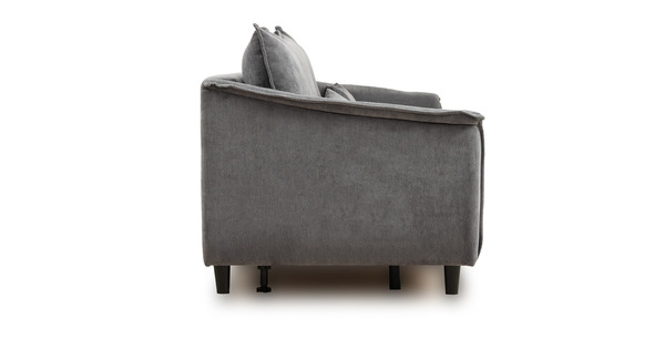 Диван-кровать прямой Берта ТД 774 велюр Mirage grafit темно-серый