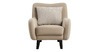 Кресло для отдыха Дакота ТК 582 велюр Vendetta 02 кремовый, Riga 1598 z1 col 6 бежевый