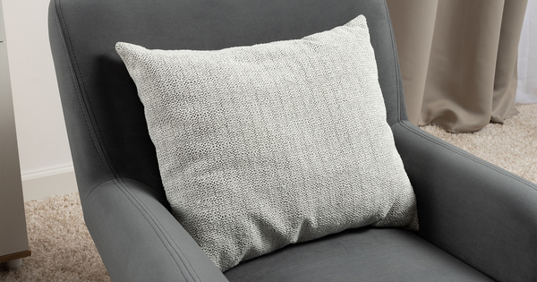 Кресло для отдыха Дакота ТК 586 велюр Vendetta 11 графитовый серый, Albus Zemin 1735 z1 col 2 белый