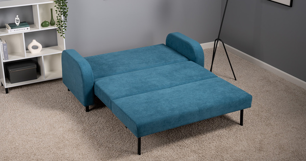 Диван-кровать прямой Киото ТД 784 велюр Epic 75 azuro синий