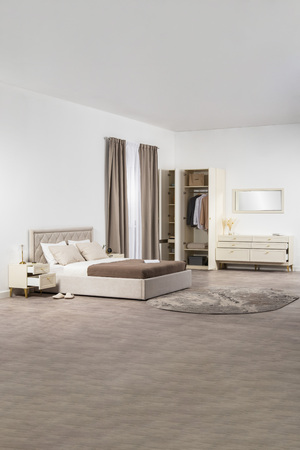 Шкаф-пенал Марион 16.340.01 слоновая кость С341 PE, слоновая кость 6898 ПВХ (собирается на любую сторону)