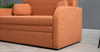 Диван-кровать прямой Тео (120) ТД 907 велюр Danco 412 светло-терракотовый