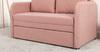 Диван-кровать прямой Юта (120) ТД 522 велюр Вивальди 27 пастельный коралловый